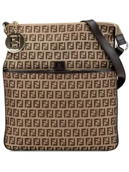 Fendi 2000-2010 Zucchino Canvas crossbody bag 29883380