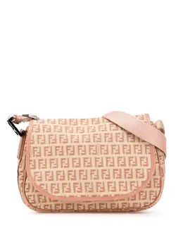 Fendi 2000-2010 Zucchino Canvas crossbody bag 29883382