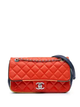Chanel 2016-2017 Medium Quilted Lambskin Cuba Color Flap crossbody bag 29884213