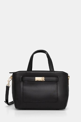 Сумка женская Tommy Hilfiger с короткими ручками и золотой фурнитурой, черный 9byh-tod2e3_99x | nero