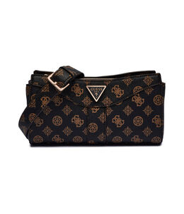 Сумка женская Guess кросс-боди с монограммой логотипа, коричневый gu251w000073h8300os | marrone