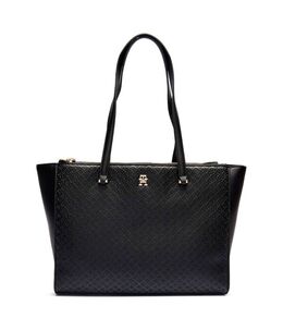 Сумка-шоппер женская Tommy Hilfiger с тиснением, черный th251w000030d1200os | nero
