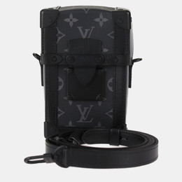 Louis Vuitton Black Vertical Trunk Shoulder Bag 1137449