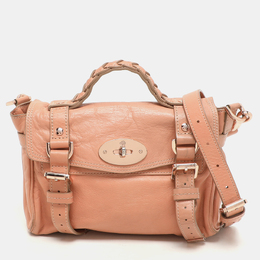 Mulberry Peach Leather Mini Alexa Crossbody Bag 1137896