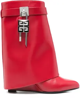 Givenchy 90mm Shark Lock ankle boots 27216953