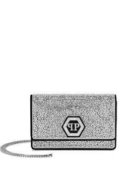 Philipp Plein crystal-embellished crossbody bag 27649254