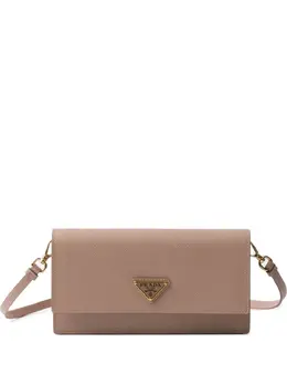 Prada logo plaque satchel bag 29298945
