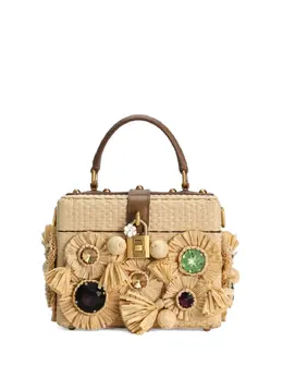 Dolce & Gabbana crystal-embellished tote bag 29689366
