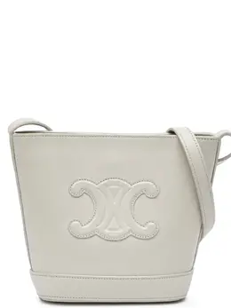 Celine 2022 Small Smooth Calfskin Cuir Triomphe bucket bag 29896851