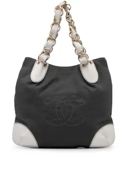 Chanel 2003-2004 CC Canvas Olsen tote bag 29900509