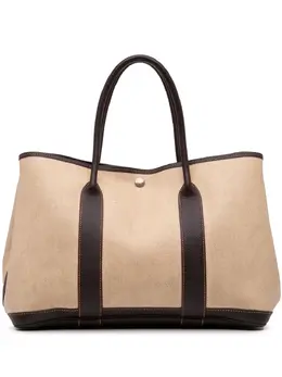 Hermes 2002 Toile and Negonda Garden Party 36 tote bag 29900575