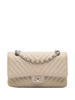 Chanel 2021 Medium Classic Chevron Lambskin Double Flap shoulder bag 29900578