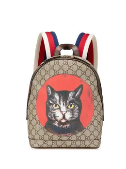 Gucci 2000-2015 GG Supreme Bosco Web backpack 29900914