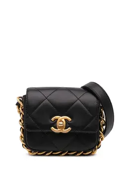 Chanel 2021-2024 Mini Quilted Calfskin Framing Chain Flap crossbody bag 29902113