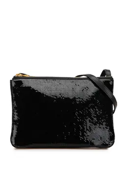 Celine 2012 Small Sequined Nylon Trio crossbody bag 29912834
