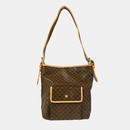 Celine Brown Macadam Shoulder Bag 1137110