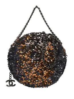 Chanel 2018 Sequin Paris-Hamburg Round shoulder bag 29774277