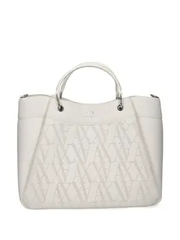 Armani Exchange monogram-pattern tote bag 29805456