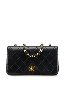 Chanel 1989-1991 Mini CC Quilted Lambskin Full Flap crossbody bag 29925561