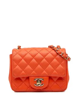 Chanel 2020 Mini Square Classic Lambskin Single Flap crossbody bag 29927097