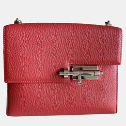 Hermes Tomato Red Leather Verrou Shoulder Bag 1138076