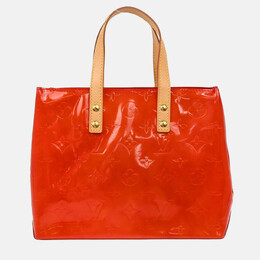Louis Vuitton Red Monogram Vernis Leather Reade PM Tote Bag 1138575
