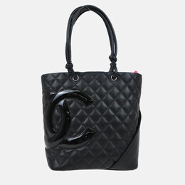 Chanel Black Leather Cambon Ligne Tote Bag 1138606