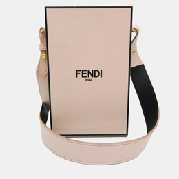 Fendi Pink Leather Box Shoulder Bag 1139601