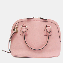 Gucci Light Pink Leather GG Charm Shoulder Bag 1139608