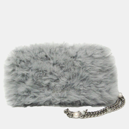 Miu Miu Grey Fur Shoulder Bag 1139648