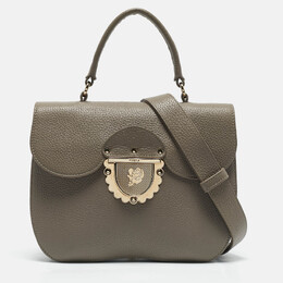 Furla Grey Leather Ducale Top Handle Bag 1140126