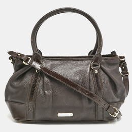 Burberry Choco Brown Leather Shoulder Bag 1141215