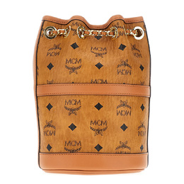 MCM Aren Chain Leather Bucket Bag mwkdata01co