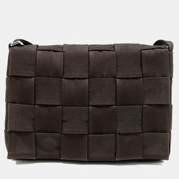Bottega Veneta Brown Fabric Cassette Bag 1140385