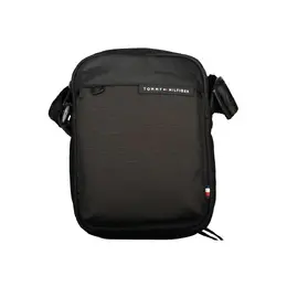 Tommy Hilfiger Black Recycled Polyester Men Shoulder Bag to-36330