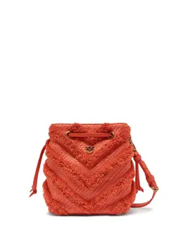 Pinko raffia bucket bag 27216623