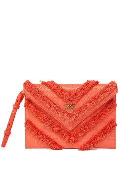 Pinko raffia clutch bag 27216691