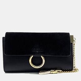 Chloe Black Canvas and Leather Payback Mini bag 1140380