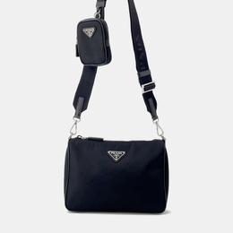 Prada Black Nylon Re-Nylon Shoulder Bag 1140526