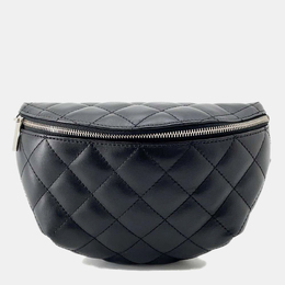 Chanel Black Lambskin Uniform Crossbody Bag 1140543