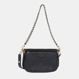 Louis Vuitton Black Monogram Empreinte Leather Multi Pochette Accessoires Shoulder Bag 1141110
