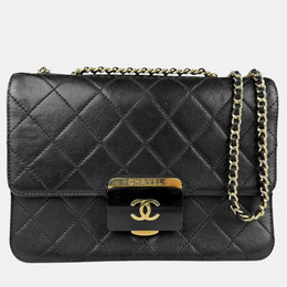 Chanel Black Leather Beauty Lock Shoulder Bag 1141125
