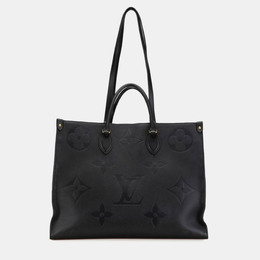 Louis Vuitton Black Monogram Empreinte Leather Giant OnTheGo GM Tote Bag 1141159