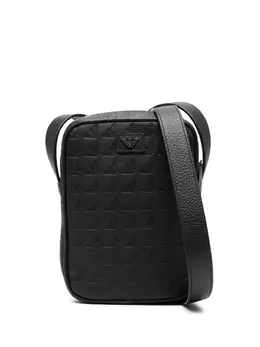 Emporio Armani embossed-logo messenger bag 29595515