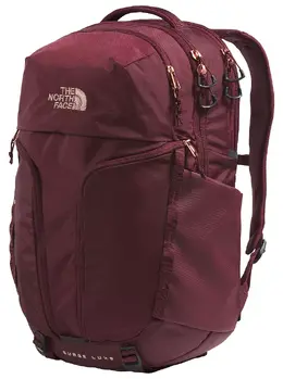 Роскошный женский рюкзак The North Face Surge, цвет Alpine Plum/Brnt Crl Mtlc 10195564 | alpine plum/brnt crl mtlc