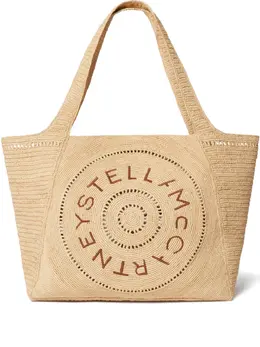 Stella McCartney logo-embroidered tote bag 28455452