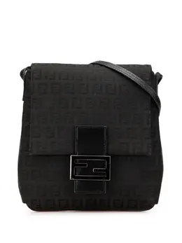 Fendi 2000-2010 Zucchino Canvas crossbody bag 29982483