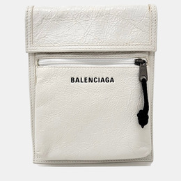 Balenciaga White Leather Explorer Mini Crossbody Bag 1140370