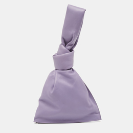 Bottega Veneta Purple Leather BV Twist Clutch Bag 1141999