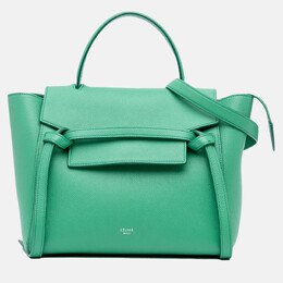 Celine Green Micro Grained Calfskin Belt Bag 1142118